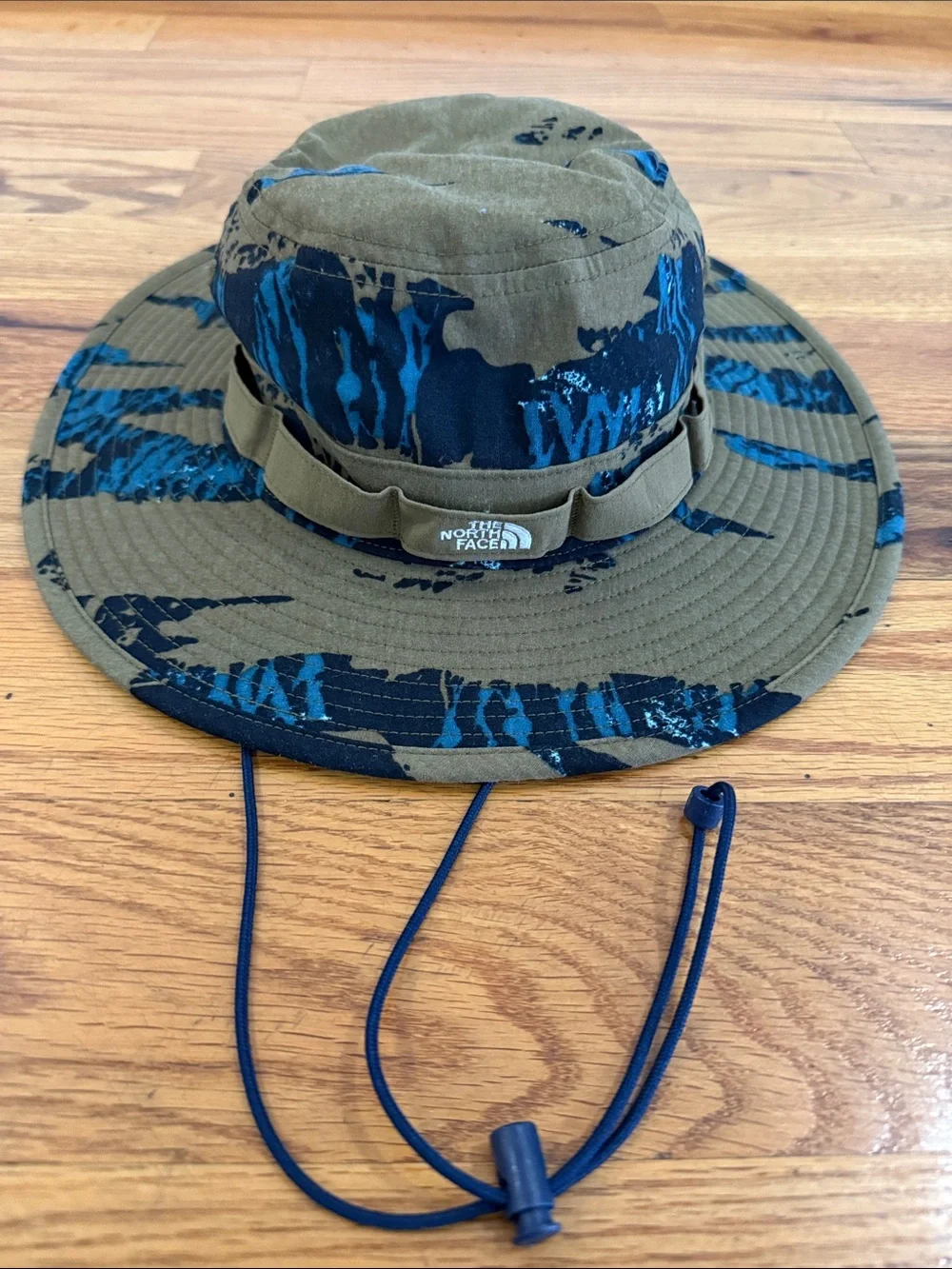 The North Face Olive & Navy Camo Boonie Hat